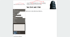 Desktop Screenshot of geomorrisonmotors.com
