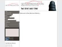 Tablet Screenshot of geomorrisonmotors.com